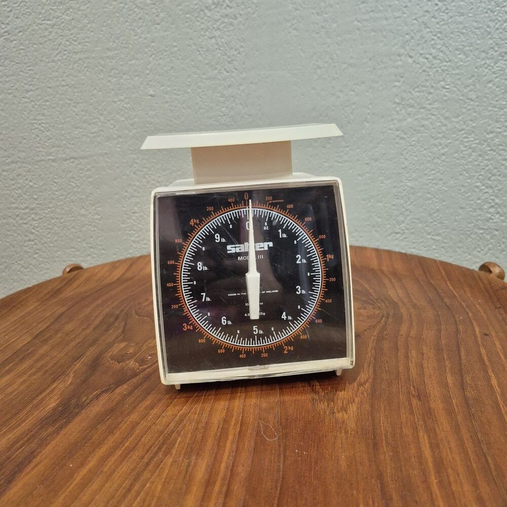 Vintage IRELAND SALTER Kitchen Household Scale 4.5 KG 1960`s